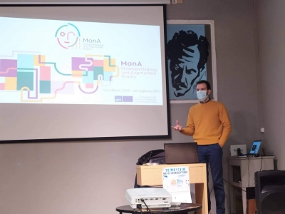 Intellectual outputs of the MonA Project presented to secondary and primary school teachers